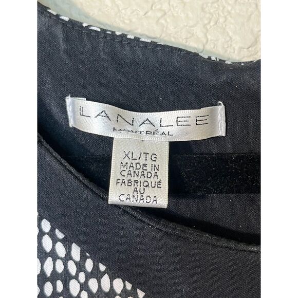 LANALEE Montreal 2 Piece Suit Dress Jacket Black Red White Career Xl/L - Picture 8 of 8